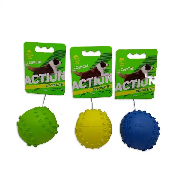 Accesorio Can Cat Action - Pelota Baseball con Puntas ER042 para Perros