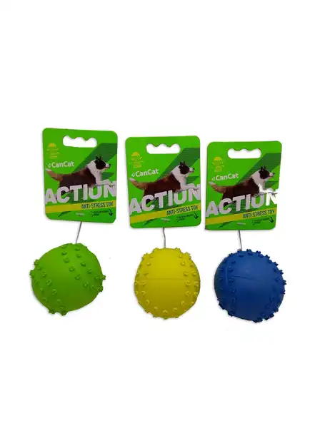 Accesorio Can Cat Action - Pelota Baseball con Puntas ER042 para Perros