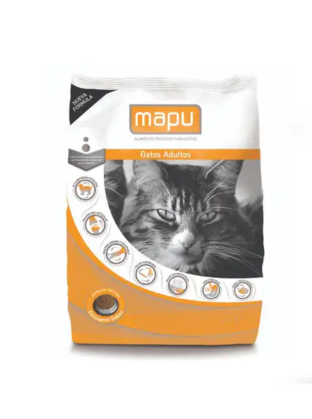 Alimento Balanceado Seco Mapu Gato Adulto 10 kg