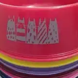 Comedero Bebedero Petsplast Chico Estampado para Perros