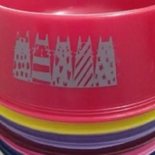 Comedero Bebedero Petsplast Chico Estampado para Perros