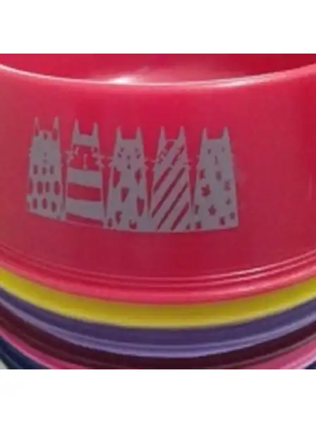 Comedero Bebedero Petsplast Chico Estampado para Perros