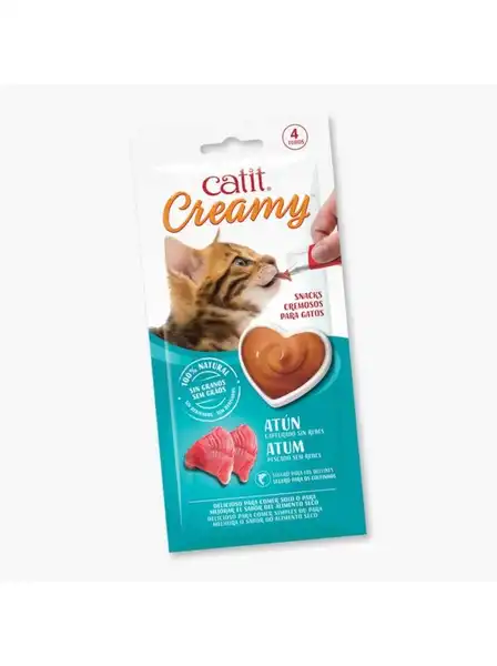 Snack Hagen Catit Creamy Atun 40 g por 12 Unidades para Gatos