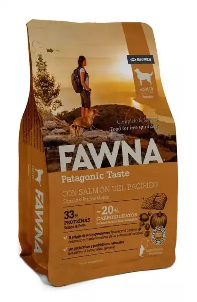 Alimento Balanceado Seco Fawna Adulto Mordida Pequeña 3 kg para Perros