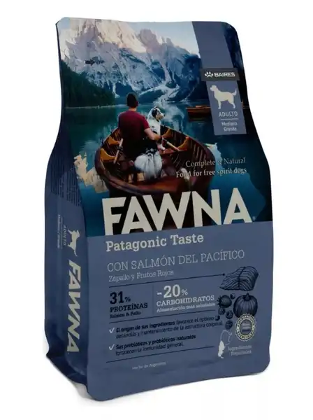 Alimento Balanceado Seco Fawna Adulto Mordida Mediana y Grande 3 kg para Perros