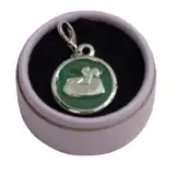 Identificación Per-Ros Pendiente Medalla Color C/comedero Hueso para Perros
