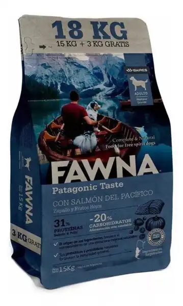 Alimento Balanceado Seco Fawna Adulto Mordida Mediana y Grande 18 kg para Perros