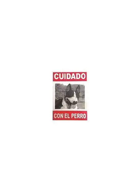 Accesorio Cafran Cartel Cuidado Bull Terrier para Perros
