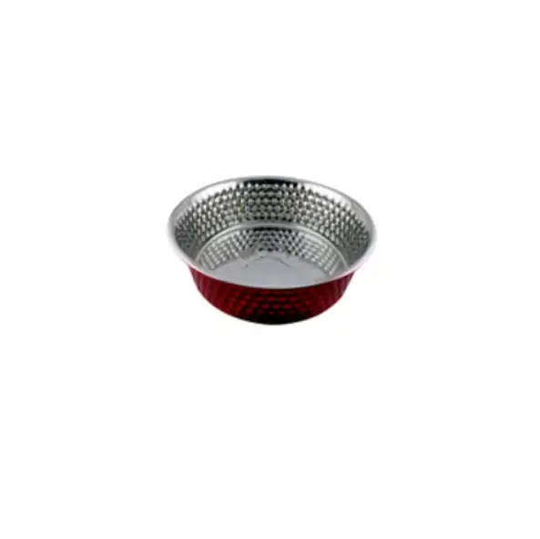 Comedero Bebedero Per-Ros Bowl Acero Inox Moleteado 19.5 cm - para Perros