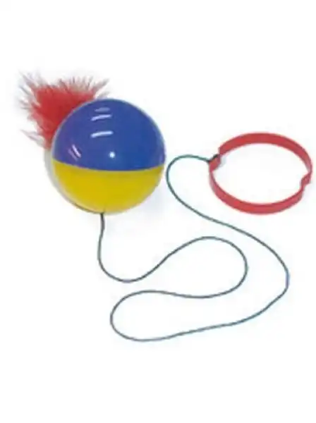 Juguete Baupark Sonajero con Pluma Colgante para Perros