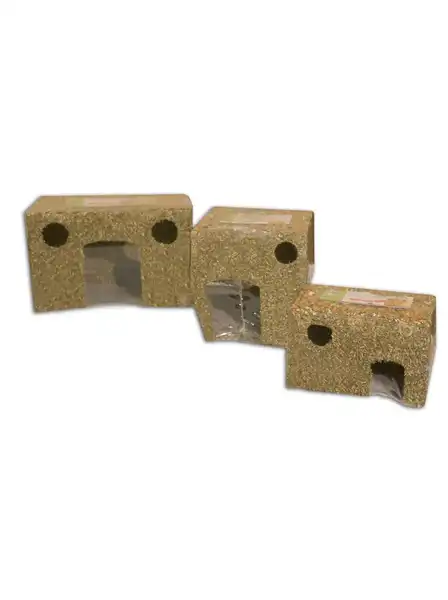 Snack Zootec Casita Masticable Alfalfa Grande para Roedores