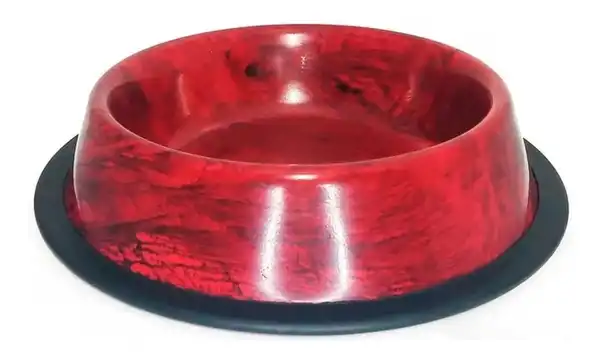 Comedero Bebedero Millex Inox Nº5 Acabado Marmol para Perros y Gatos