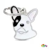 Medalla My Family Friends White French Bulldog MF24WHITE para Perros