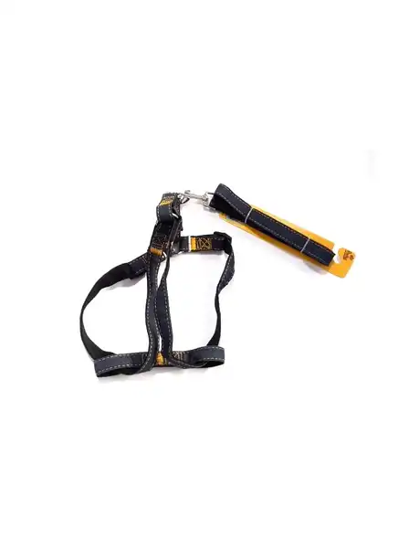 Collar y Correa Per-Ros Conjunto Arnés Jean Doble C/ Talle L - para Perros