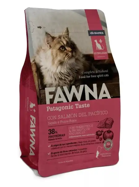 Alimento Balanceado Seco Fawna Adult CAT Sterilized 3 kg para Gatos