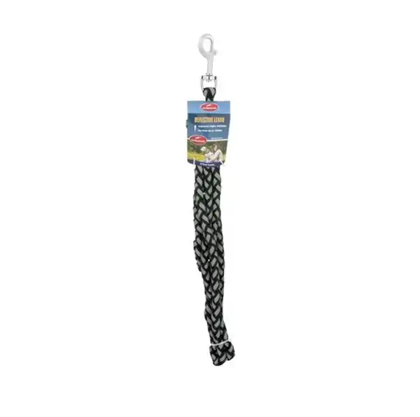 Correa Petnation Reflective Medium Negra para Perros