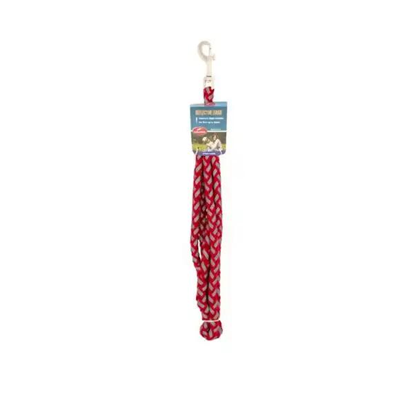 Correa Petnation Reflective Medium Roja para Perros