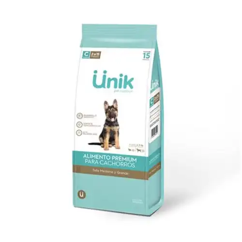 Alimento Balanceado Seco Unik Perro Cachorro Talla Mediana y Grande 3 kg