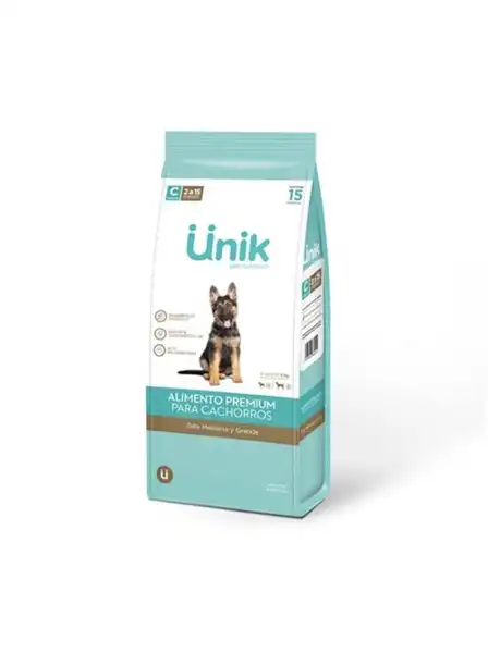 Alimento Balanceado Seco Unik Perro Cachorro Talla Mediana y Grande 3 kg