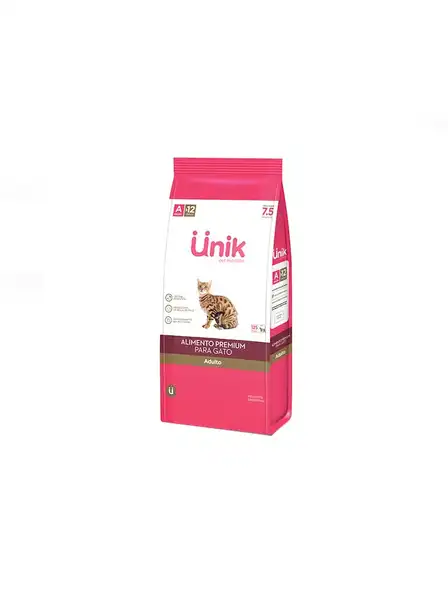 Alimento Balanceado Seco Unik Gato Adulto 7.5 kg