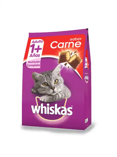 Alimento Balanceado Seco Whiskas Adulto +1 Sabor Carne 10 kg para Gatos