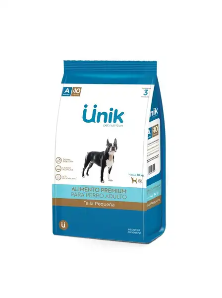 Alimento Balanceado Seco Unik Perro Adulto Talla Pequeña 7.5 kg