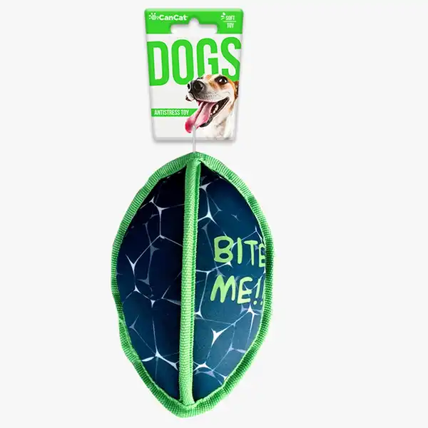Juguete Can Cat Dogs Soft TOY Rugby para Perros