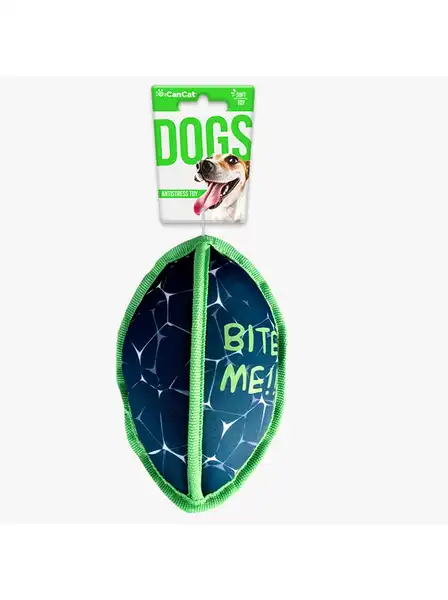 Juguete Can Cat Dogs Soft TOY Rugby para Perros