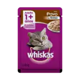 Alimento Húmedo Whiskas Pouch Pavo en Salsa 85 g para Gatos
