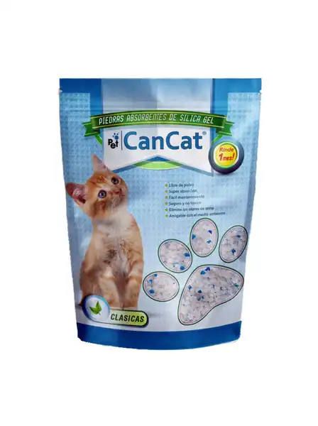Piedra Sanitaria Can Cat Sílica Clasica 2 L para Gatos