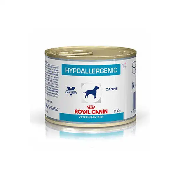 Alimento Húmedo Royal Canin Hypoallergenic DOG CAN Lata 200 g para Perros