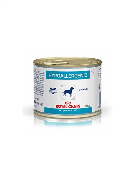 Alimento Húmedo Royal Canin Hypoallergenic DOG CAN Lata 200 g para Perros
