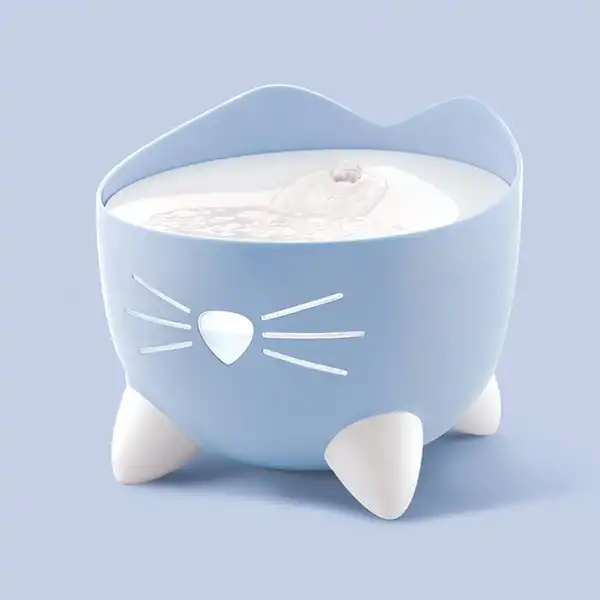 Comedero Bebedero CAT IT Catit Pixi Fuente Azul para Gatos