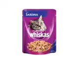Alimento Húmedo Whiskas Pouch Sardina 85 g para Gatos