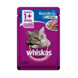 Alimento Húmedo Whiskas Pouch Sardina 85 g para Gatos