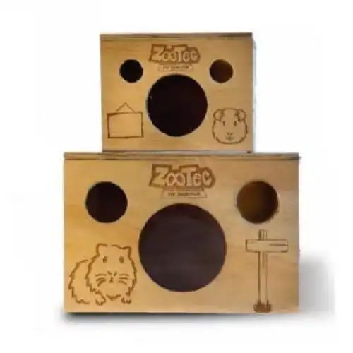 Refugios y Casitas Zootec de Madera Chica para Roedores