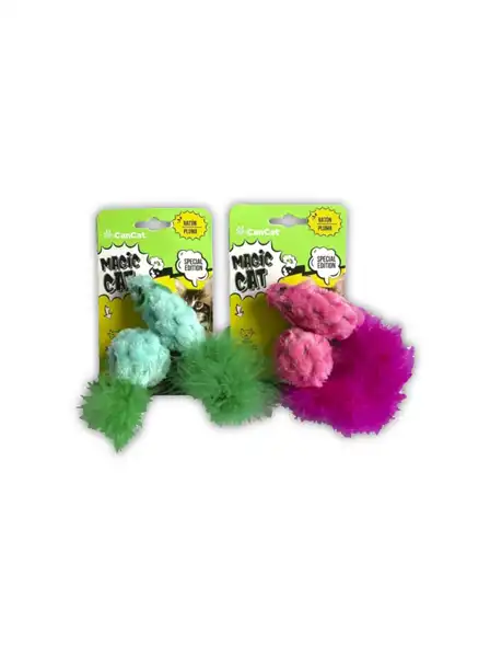 Juguete Can Cat Ratón con Pluma para Gatos