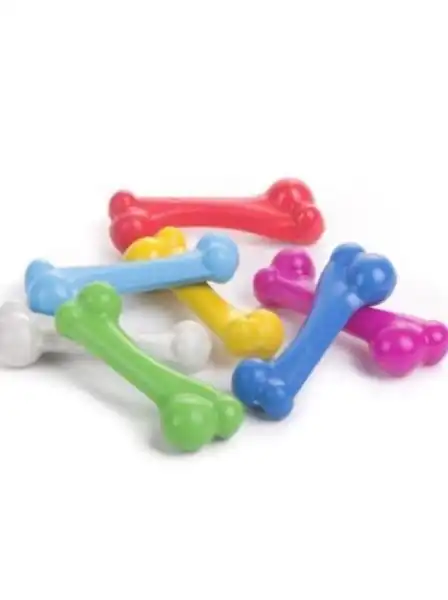 Hueso Petsplast de Plástico Sabor Vainilla Chico para Perros