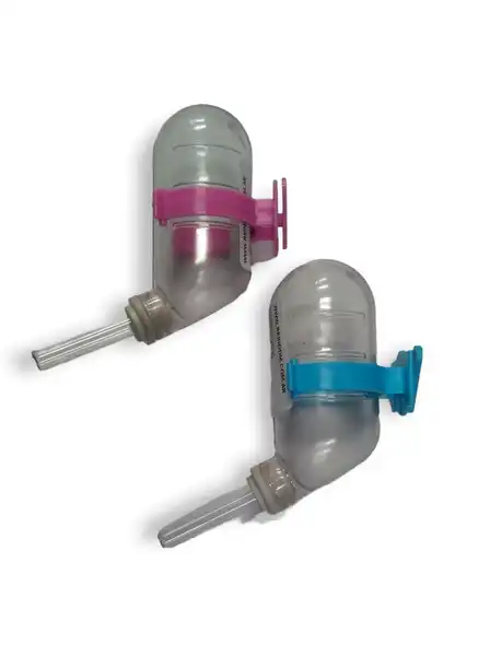 Comedero Bebedero ART. Importados Hámster Pico de Vidrio 60 ml para Roedores