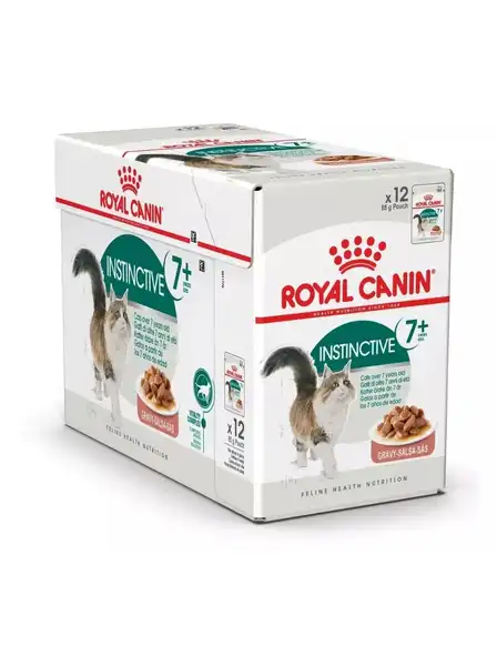 Alimento Húmedo Royal Canin Instinctive +7 CAT Pouch 85 g (caja por 12 Unidades) para Gatos