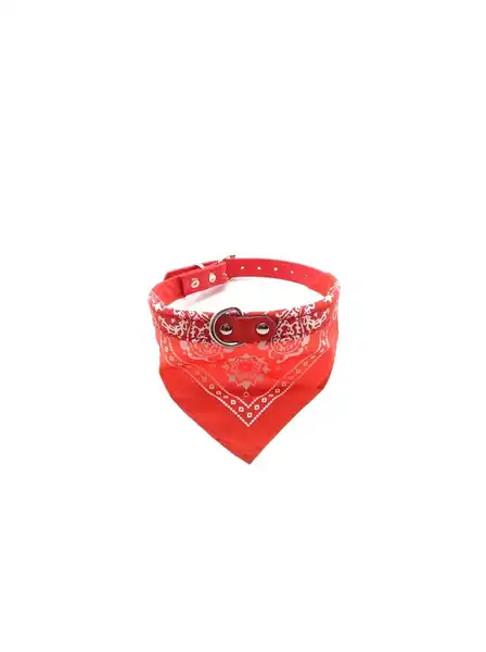 Collar Per-Ros C/pañuelo de Tela Chico 1.5 x 41 cm - para Perros