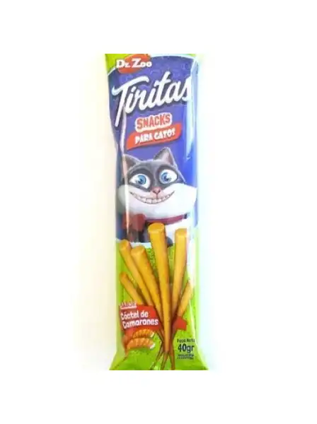 Snack Dr. Zoo Tiritas para Gato Coctel de Camarones