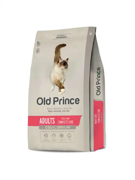 Alimento Balanceado Seco Old Prince EQ CAT Complete Care 7.5 kg para Gatos