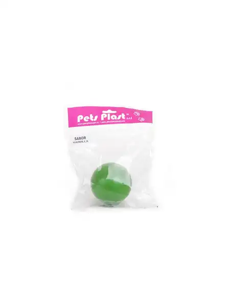 Pelota Petsplast de Plástico Sabor Vainilla Grande para Perros