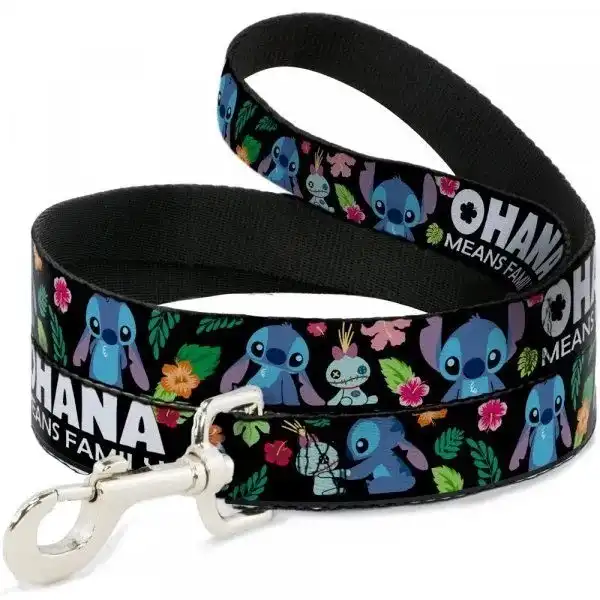 Collar y Correa Disney para Perros M Stitch