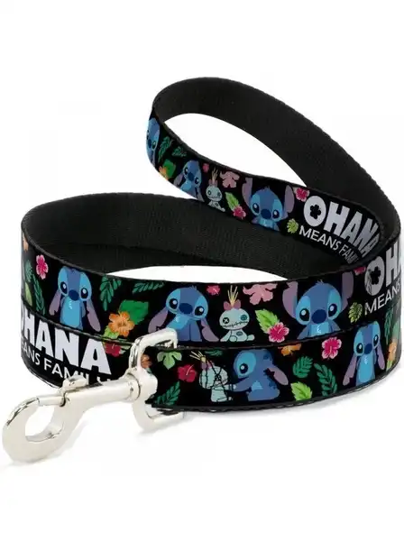 Collar y Correa Disney para Perros M Stitch