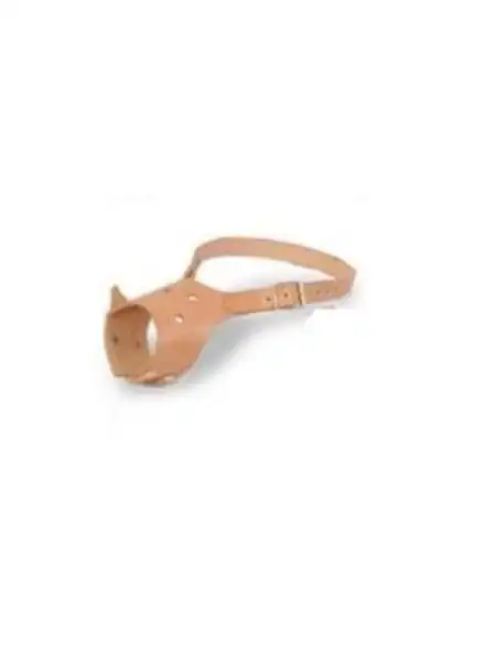 Bozal Mister Hueso Suela Natural Grande para Perros