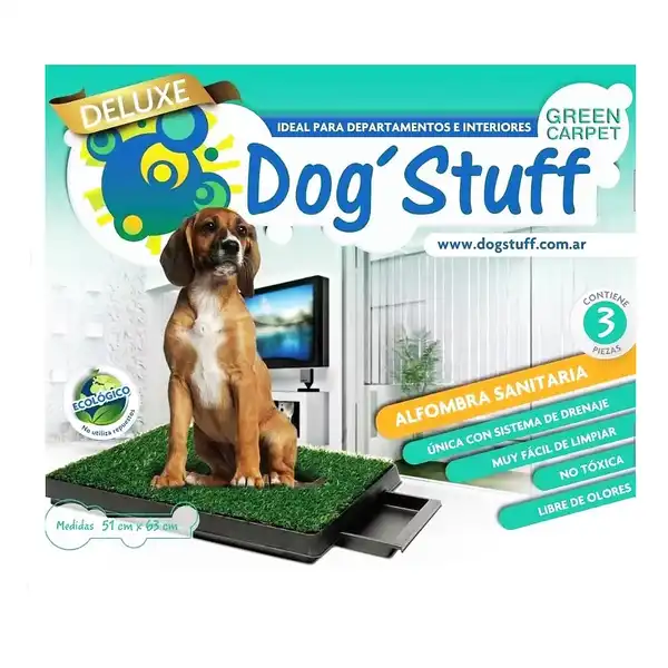 Carpeta Sanitaria Greencarpet Alfombra Deluxe (1 Bandejita MAS) 50.8 x 63.5 para Perros